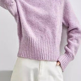 Solid-color All-match Sweater