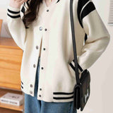 Round Neck Double-Faced Knit Coat