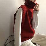 Vintage Layered Knit Vest