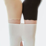 Ice silk seamless white leggings