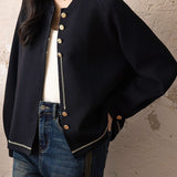 Chanel Style Air Cotton Bomber Jacket