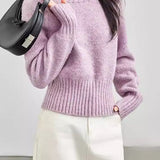 Solid-color All-match Sweater