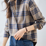 Vintage Plaid Flannel Shirt