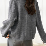 Chanel-Inspired V-Neck Rib Hem Knit Cardigan