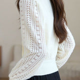 Chanel-Inspired Ribbed Knit Sweater