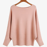 Sabrina Neck Drop Shoulder Knit Top - 11 Colors Available