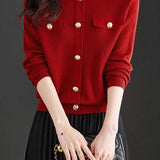 Chanel-style Short Woolen Bottoming Sweater