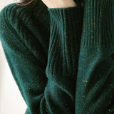 Solid Color Turtleneck Knit