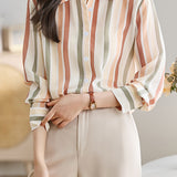 Colorful Striped Long Sleeve Shirt