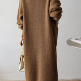 Casual Heavyweight Long Knit Jacket