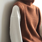 Vintage Layered Knit Vest