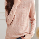 Half-turtleneck Textured Inner-layer Bottoming Shirt