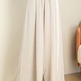 Relaxed Loose Solid Linen Pants