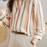 Colorful Striped Long Sleeve Shirt