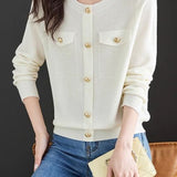 Chanel-style Short Woolen Bottoming Sweater