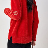 Half-Turtleneck Faux Mink Warm Sweater