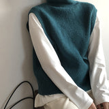 Vintage Layered Knit Vest