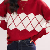 Minimalist Thick Warm Basic Crewneck Knit Top