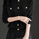 Chanel-style Short Woolen Bottoming Sweater