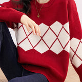 Minimalist Thick Warm Basic Crewneck Knit Top