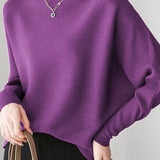 Sabrina Neck Drop Shoulder Knit Top - 11 Colors Available