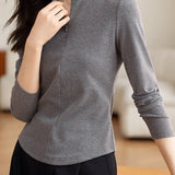 Turtle Neck Long Sleeve Slim Knit