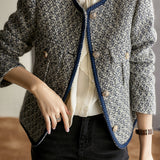 Fashionable Elegant Boucle Coat