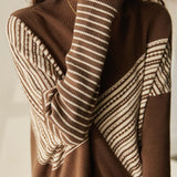 Casual Mock Neck Fringe Knitwear in 2 Colors