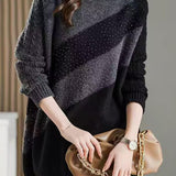 Elegant Long Knit Sweater