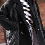 Casual Versatile Color-Block Cotton Jacket