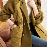 Casual Versatile Color-Block Cotton Jacket