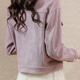 Elegant Solid Color Short Jacket