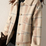 Chanel-Style Lapel Short Wool Coat