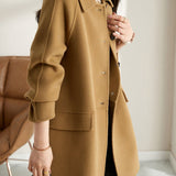 Mid-Length Wool Coat