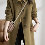 Mid-Length Wool Coat