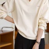 Minimalist Solid Color Sweatshirt