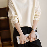 Minimalist Solid Color Sweatshirt