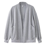 Boyfriend Style Loose V-Neck Cardigan Sweatshirt