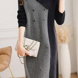 Loose Striped Knitted Dress