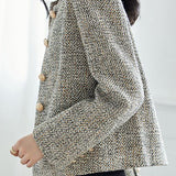 Chanel-style Stand Collar Boucle Jacket