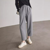 Casual Cropped Sports Scythe Pants