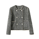 Chanel-Inspired Boucle Double-Breasted Jackets