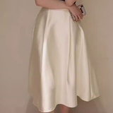 Waist-Cinching Flared A-Line Skirt