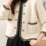 Cropped Chic Knitted Cardigan