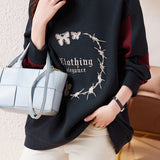 French Chic Semi-Turtleneck Fleece Sweatshirt