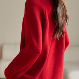 Oversized Turtleneck Cozy Sweater