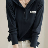 Casual Versatile Half-Zip Pullover Sweatshirt