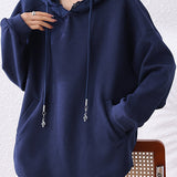 Lace hooded sweatshirt