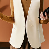 Sleeveless vest suit jacket