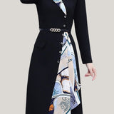 Elegant spliced dress